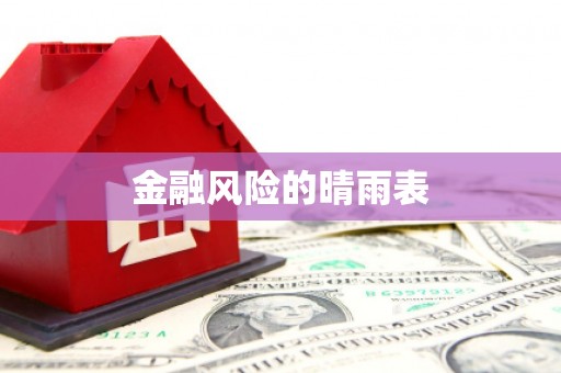 白水金融风险的晴雨表