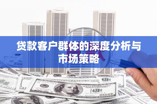 白水贷款客户群体的深度分析与市场策略