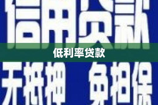 白水低利率贷款