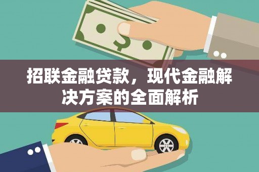 白水招联金融贷款，现代金融解决方案的全面解析