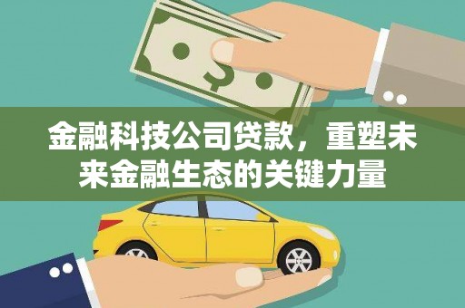 白水金融科技公司贷款，重塑未来金融生态的关键力量