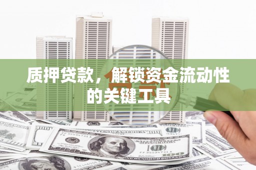 白水质押贷款，解锁资金流动性的关键工具