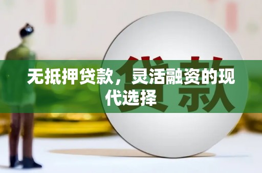 白水无抵押贷款，灵活融资的现代选择