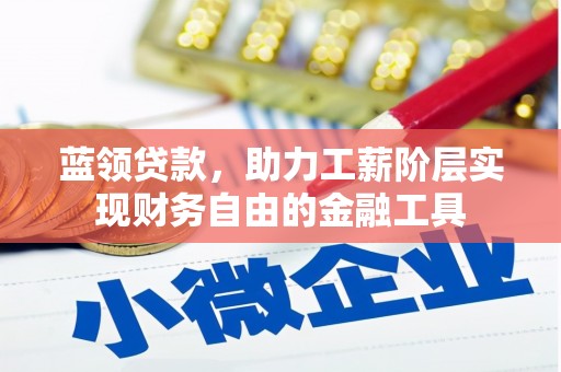 白水蓝领贷款，助力工薪阶层实现财务自由的金融工具