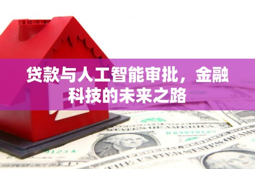 白水贷款与人工智能审批，金融科技的未来之路