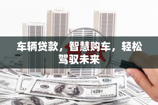 白水车辆贷款，智慧购车，轻松驾驭未来