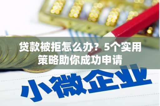 白水贷款被拒怎么办？5个实用策略助你成功申请
