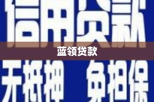 白水蓝领贷款