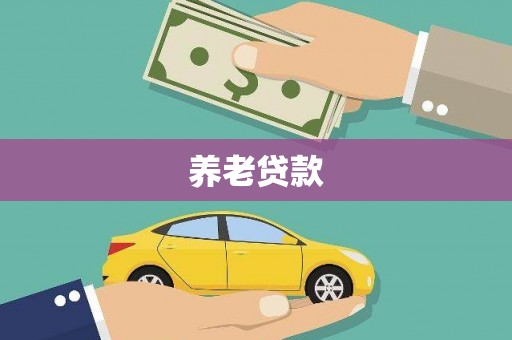 白水养老贷款