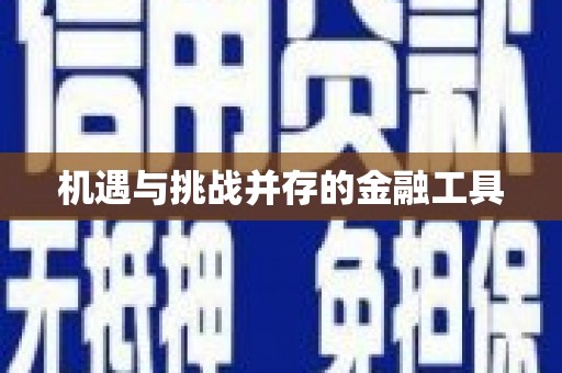 白水机遇与挑战并存的金融工具