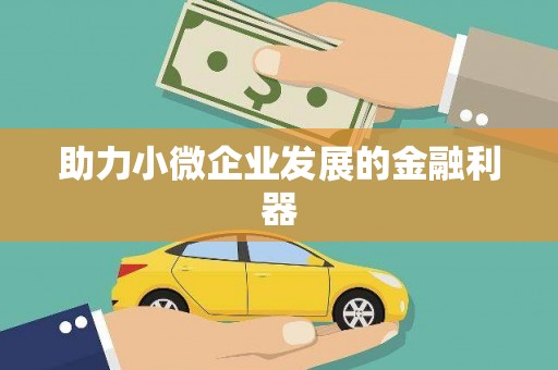 白水助力小微企业发展的金融利器
